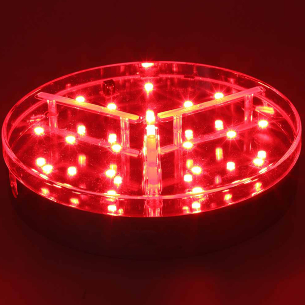 Medium Led Light With Control 15cm Κόκκινο