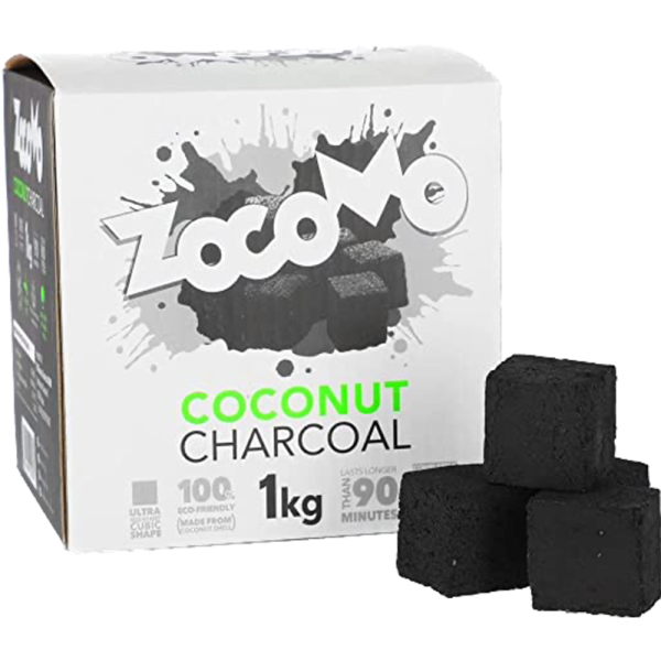 Zocomo Φυσικό Κάρβουνο για Ναργιλέ 26mm 1kg