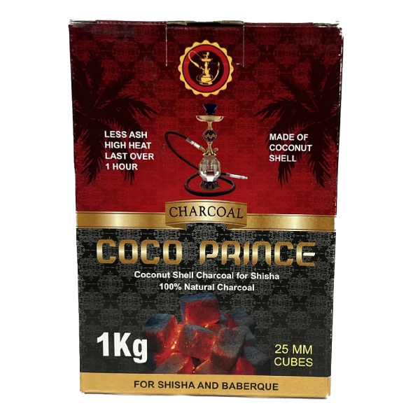 Κάρβουνα (COCO) καρύδας ναργιλέ Coco Prince 25mm 1kg